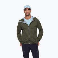 Vyriška vėjui atspari striukė Mammut Ducan HS Hooded dark mesh