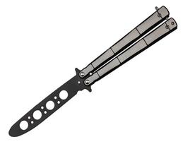 Treniruočių peilis balisong Skeleton