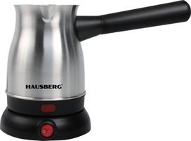 Turkiškos kavos aparatas Hausberg HB-3815IN, 6 puodeliai, 800 W, nerūdijantis plienas