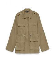 Vero Moda moteriška striukė 10307302*02, tamsiai smėlio spalvos/Kelp
