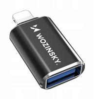 Wozinsky WALA-01 Lightning į USB-A OTG adapteris – juodas
