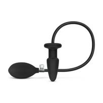 Pripučiamas analinis kamštis EasyToys Anal Pump, juodas