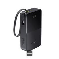LiPo išorinis akumuliatorius (Powerbank) 20000mAh 22.5W, su įmontuotu USB-C kabeliu, UAB-A, USB-C Bipow2 Pro EnerFillJuodas BASEUS