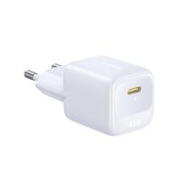 Sieninis įkroviklis EnerFill FN22 45W USB-C QC PD, baltas