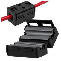 Ferito filtras – 11 mm kabeliui – magnetinis spaustukas su ekranu