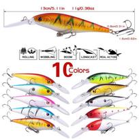„Sougayilang Minnow“ žvejybos masalai „Crankbaits“ rinkinys „Swimbaits“ žvejybos masalai „Topwater“ masalai