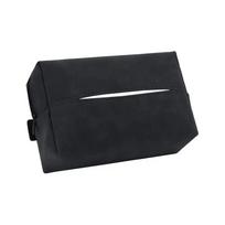 Leather Car Tissue Box Auto Suede Sun Visor Seat Back Hanging Tissue Boxs Holder Interior Armrest Box Paper Towel Organizer juoda