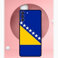 Bosnia Flag Cover For Samsung Galaxy S23 S24 Ultra S8 S9 S10 S22 Plus Note 10 20 Ultra S20 S21 FE Case Galaxy S10 brown