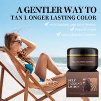 Savaiminio įdegio losjonas Sunshine Free Skin Tone Juodinamasis losjonas One Size žalia