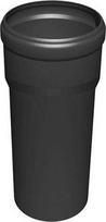 Almeva STARR vienasienio dūmtraukio prailginimas d80, 0,5m, UV stabilizuotas, juodas