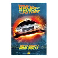 Back To The Future Great Scott! Maxi Poster One Size juoda