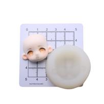 Ultra-Light Silicone Mold for Face Crafting: Clay, Resin, Fondant, Stone, and Plastic.