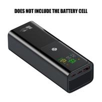 100W Fast Charging Power Battery Holder Case 21700x4 Enclosure for Simple Assembly and Multiple Device Compatibility juoda