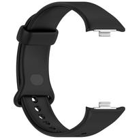 NAUJA oficiali silikoninė apyrankė xiaomi mi band 9/8 pro išmaniajam laikrodžiui, priedai, dirželis, apyrankė, pakeitimas, redmi watch 4/5 dirželis for redmi watch 5 black