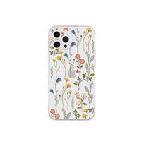 Applicable to Apple iphone17pro mobile phone case ins small fresh daisy floral Samsung S25ultra protective case iphone17