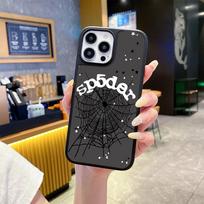 Šaunus sp5der voratinklio iPhone17 mobiliojo telefono dėklas Apple 15nm AG matinio stiklo dėklas apsaugantis nuo kritimo kietas dėklas iPhone17