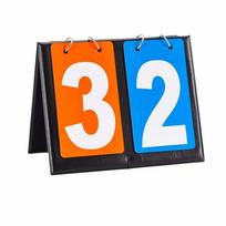 2/3/4/6 Digit Digital Flip Scoreboard Durable Tabletop Score Keeper  Football Games 2 digit red blue