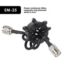 HF Radio Shortwave Choke Coil 1.8-30MHz Anti-Interference Magnetic Ring Balun EM-25 EM-43 200W 1000W