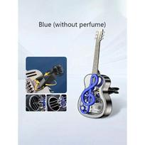 Musical Guitar-Shaped Car Air Vent Fragrance Pendant – Stylish Car Interior Decor & Aromatherapy Essential mėlyna