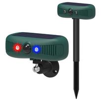 Infrared Sensor Solar Animal Deterrent 4 Modes Security Alarm System  Dog/Cat/Bird