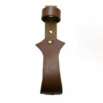 PU Leather Leather Fan Case Belt Loop Vintage Waist Fan Pouch Open Top Gothic Folding Fan Holder Halloween Costume ruda