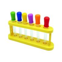 Portable ABS Graduated Test Tubes Dropper Pipettes Set for Liquid Handling in School Laboratories and Science Project
