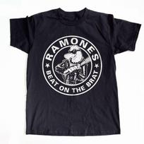 Ramones Beat On The Brat Logo Heavy Cotton Black Unisex T-shirt Size S-5XL L
