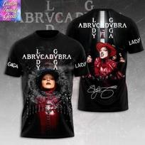 Lady Gaga Abracadabra Signature 3D T-Shirt Limited Edition Fan Gift UB164 M