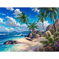 New 5D DIY Diamond Painting Scenery Diamond Embroidery Sea View Cross Stitch Full Round Drill Home Decor Manual Art Gift Full Round 15x20CM