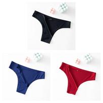 3 vnt Moteriškos seksualios kelnaitės Besiūlės moteriškos apatinės kelnaitės Nematomi apatiniai Kelnaitės su bikiniais M