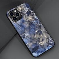 Stiklinis dėklas su marmuro raštu Apple iPhone 13 Pro 11 14 12 7 8 Plus SE 2022 XR X XS Max 6 6S Grūdintas telefono dėklas iPhone 14 Pro Max