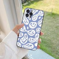 YNDFCNB Juokingas Trippy Besišypsantis Veidas Telefono Dėklas iPhone 6 7 8 Plus 11 12 13 14 Pro SE 2020 MAX Mini X XS XR Galinis Funda Dangtelis 6plus or 6s plus