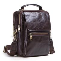 New genuine leather messenger bag for men casual shoulder bags male flap bag luxury brand crossbody bags