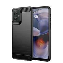 Dėklas Motorola Moto G55, Dangtelis Motorola Moto G55, Funda, Smūgiams atsparus, Šlifuotas TPU apsauginis telefono galinis dangtelis Motorola Moto G55 For Moto G55 juoda