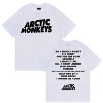 Rock Band Arctic Monkeys Music Album T Shirts Men Women Casual Cotton Short Sleeve T-shirt Hip Hop Fashion Retro Tees Streetwear M