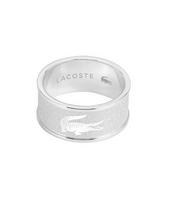 Lacoste Stilingas plieno vyriškas žiedas su užlenkimo formos detale 2040485