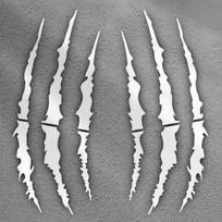 Demon Claw Motorcycle Stickers Covering Scratches Vinyl Helmet Stickers Waterproof Solid Color Car Vinyl Stickers balta