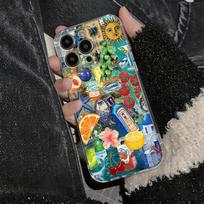 Phone Case For Samsung S21 Ultra S22 Ultra S23 Ultra S24 Note 20 Ultra Note10 Plus M53 5G Soft Colorful Diverse Elements Cover Samsung S20 Plus