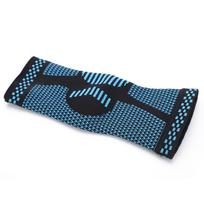 Ankle Brace Nylon Stretch Knit Lightweight Breathable Blue Ankle Bandage Wrap for Men Women Sports Foot