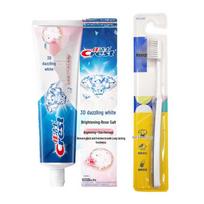 Crest 3D White Rose Salt Toothpaste & Toothbrush Set
