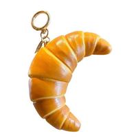 Realistic Food Squishy Soft-PU Squeeze Toy Decompression Key Ring Bread Key Chain  Car Key Style 4