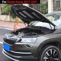 Skoda Karoq 2017-2021 plieniniam priekiniam variklio dangčiui Modifikuotos dujinės atramos kėlimo atraminė strypas spyruoklinis amortizatorius stūmoklio slopintuvas 2 vnt.