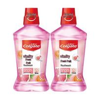 Colgate Vital Fruity Mouthwash, 2 x 500ml