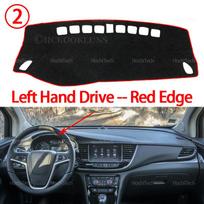 Dashboard Cover for Opel Vauxhall Mokka Vauxhall Mokka X J13 2017~ Anti-dirty Mat Pad Sunshade Dashmat Protect Accessorie Left Hand Red Edge