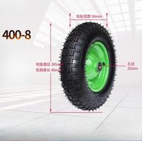 16 inch rubber inflatable wheels 4.00-8 regular comb flower integrated high drum embossed tire tool car trailer tire