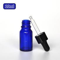 10ml Dropper Bottles with Scale Reagent Drop Amber Blue Green Glass Aromatherapy Liquid Pipette Bottle Refillable Glass
