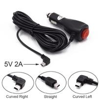 Automobilinis GPS navigacinis įkroviklis Maitinimo įkroviklio laido laidas Curved Left