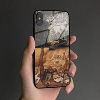 Senovinis paveikslas Renesanso Baroko menas silikoninis stiklinis telefono dėklas dangtelis iPhone SE 6s 7 8 Plus X XR XS 11 12 13 mini Pro max iPhone 7 8 SE(2)&Tempered Glass case