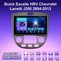 2 DIN „Android Carplay“ automobilio radijas, skirtas „Buick Excelle HRV Chevrolet Lacetti“ 2004–2013 m. multimedijos grotuvui, galvos įrenginiui, stereofoniniam GPS navigacijos įrenginiui, „Bluetooth“ ryšiui, WIFI, 4+64GB 1+16GB,B