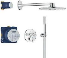 Potinkinė dušo sistema su potinkine dalimi GROHE Precision SmartControl su Vitalio SmartActive 310, chromo spalva